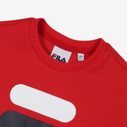 Fila Big F Logo One-on-one - Poikien T Paita - Punainen | FI-81212